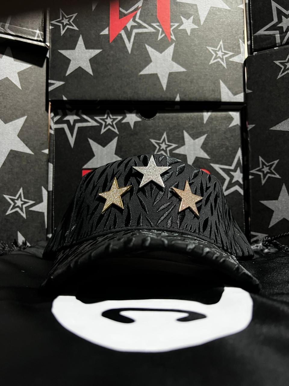 Gorra Barbas Hats “Rockstar” CAJA Y CUBREPOLVOS ENTREGA INMEDIATA