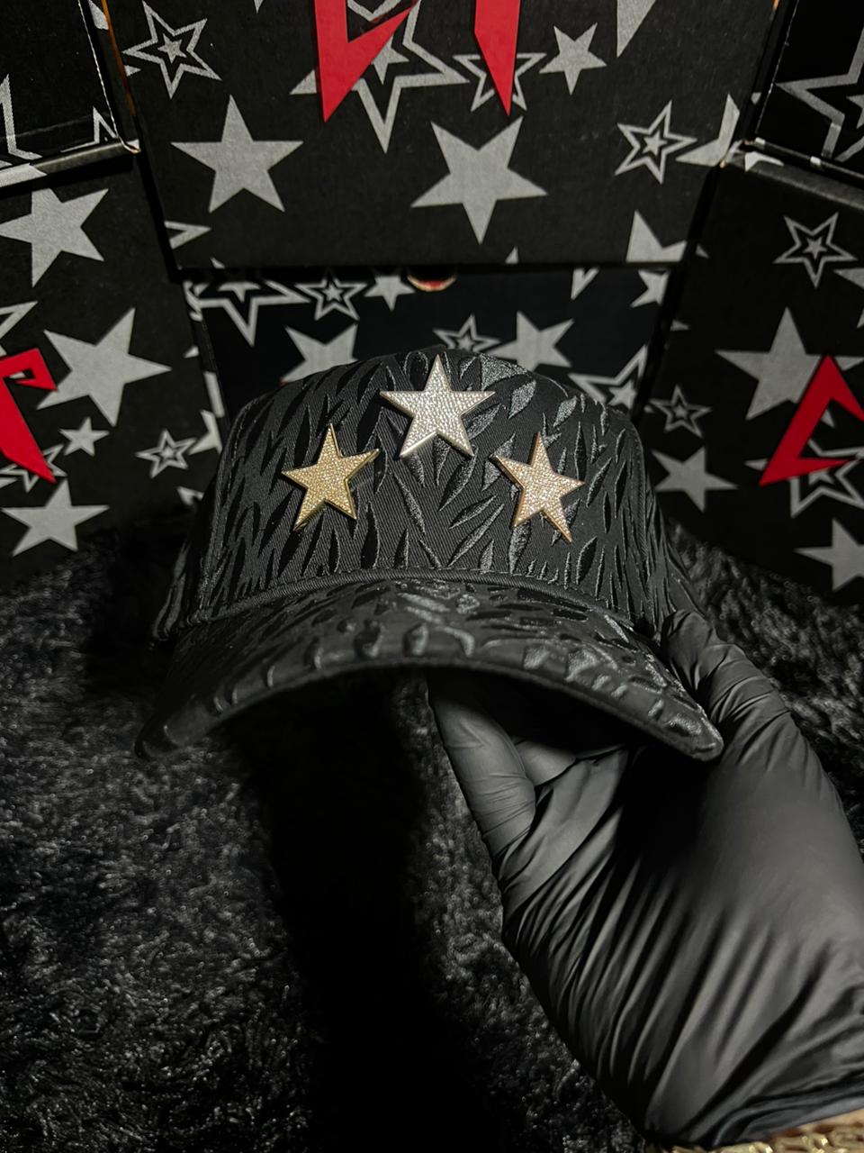 Gorra Barbas Hats “Rockstar” CAJA Y CUBREPOLVOS ENTREGA INMEDIATA