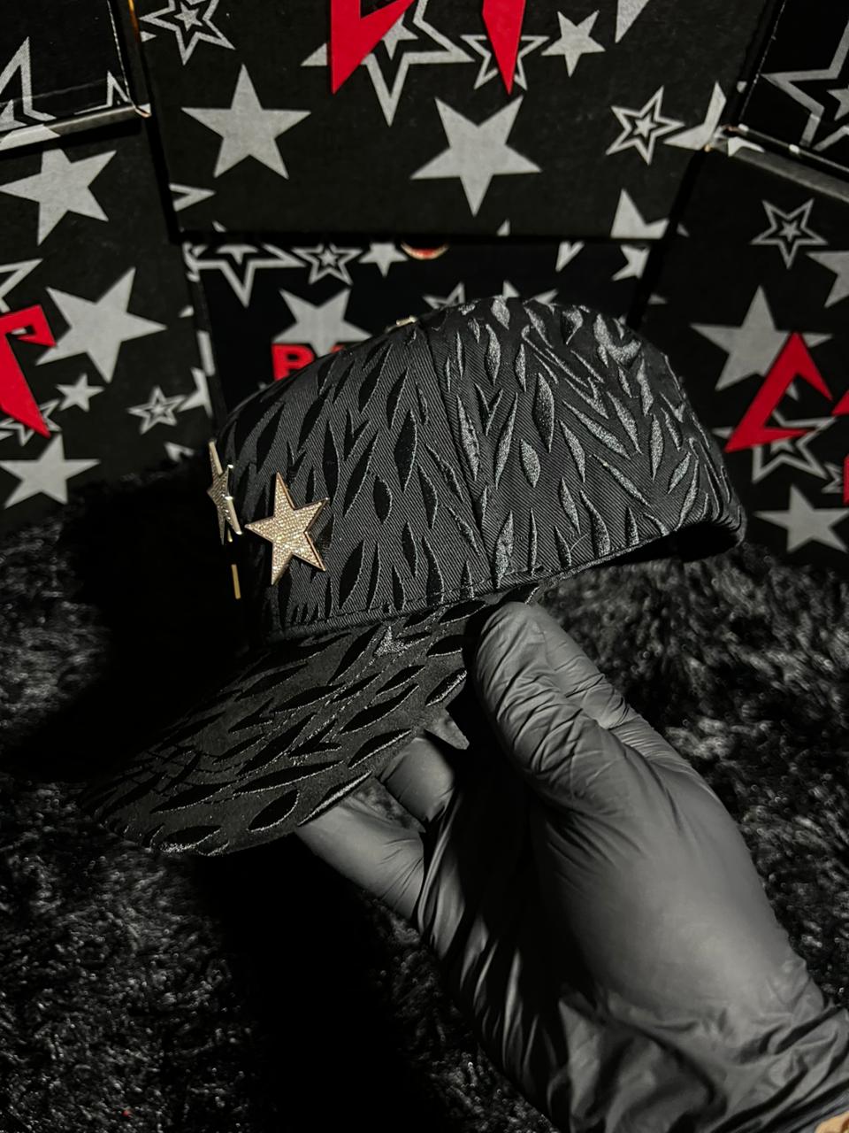 Gorra Barbas Hats “Rockstar” CAJA Y CUBREPOLVOS ENTREGA INMEDIATA