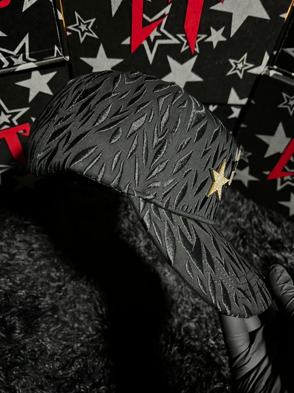 Gorra Barbas Hats “Rockstar” CAJA Y CUBREPOLVOS ENTREGA INMEDIATA