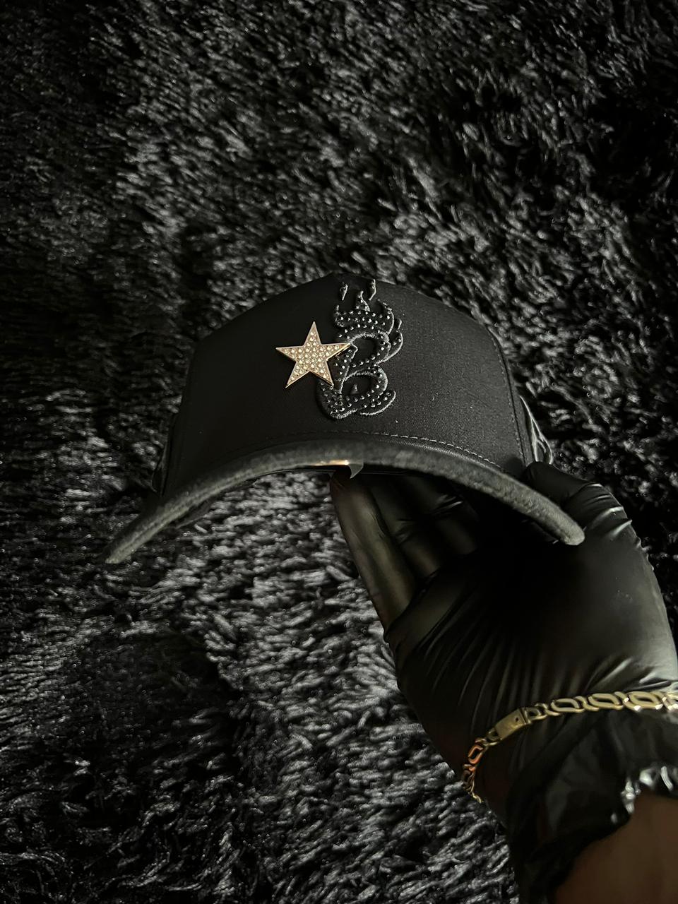 Gorra Barbas Hats “B Star” Baño de Oro 18k Rose