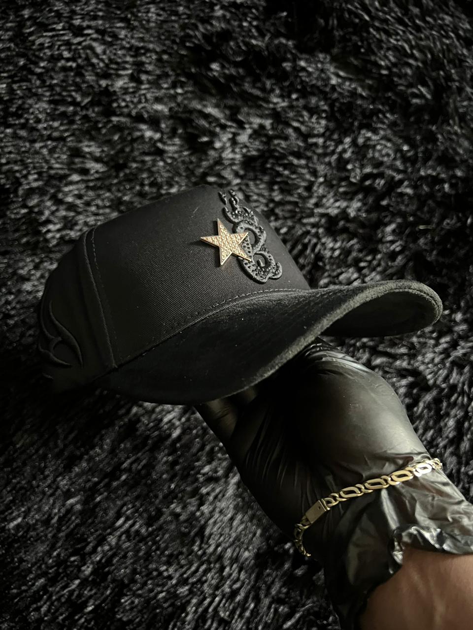 Gorra Barbas Hats “B Star” Baño de Oro 18k Rose